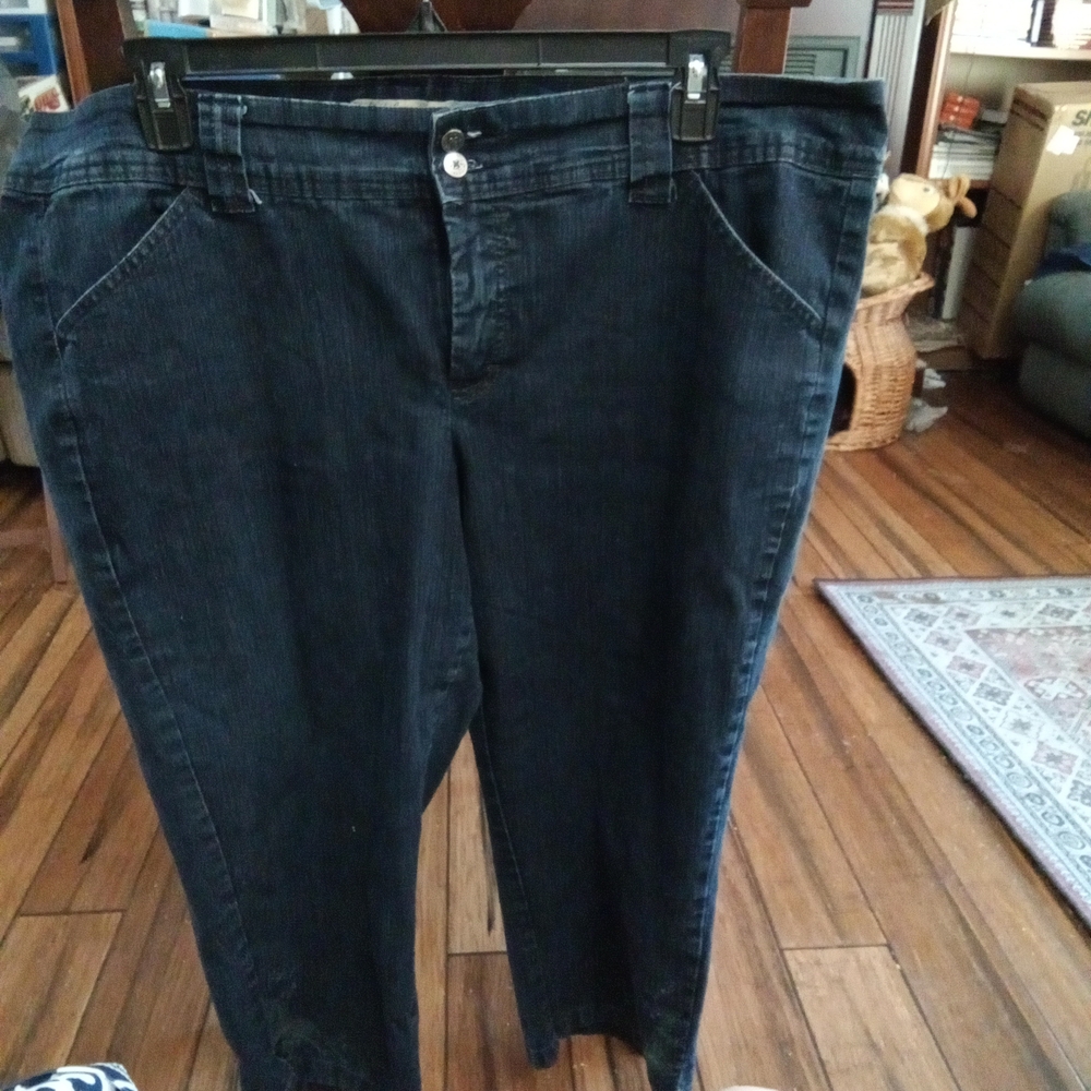 Just My Size Dark Blue Capri Jeans